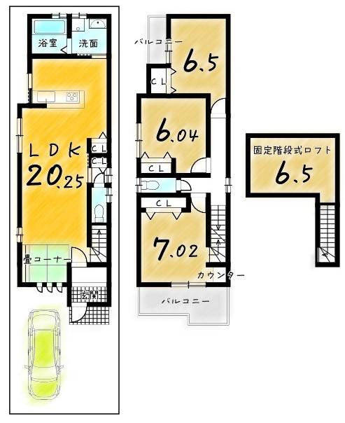 西ノ京内畑町（二条駅） 3500万円