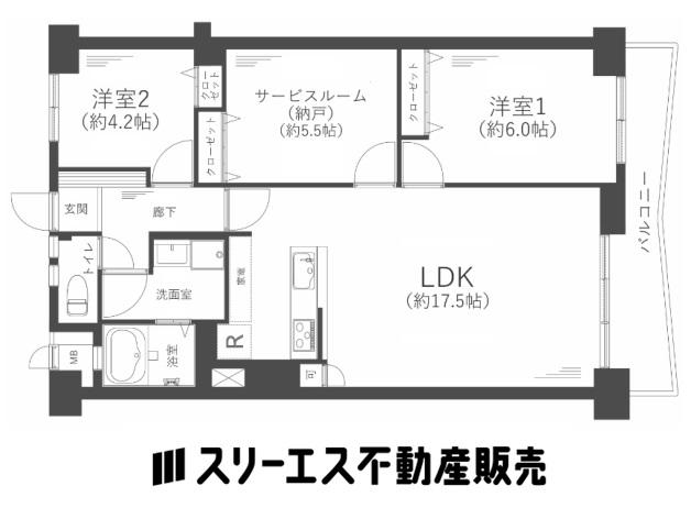 　　　千里山田BC住宅公社A5棟