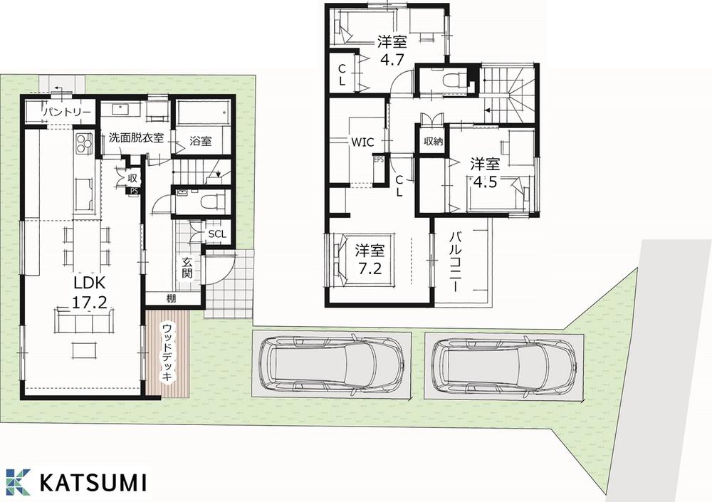 【KATSUMI】神戸市西区玉津町今津 2号地 デザイナーズハウス