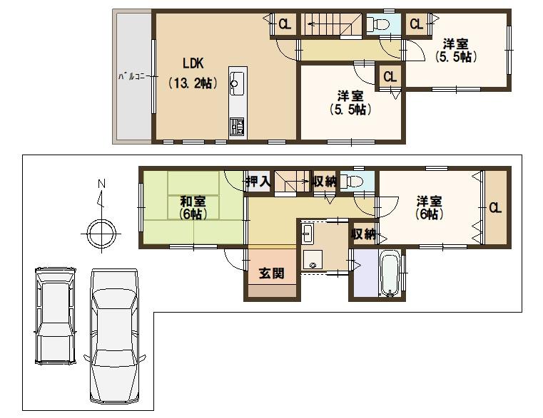 野（恵我ノ荘駅） 2078万円