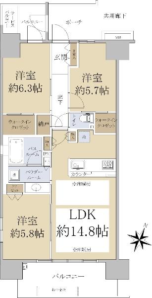 シティテラス神崎川駅前ＮＥ棟