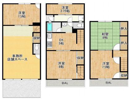 中小阪１（河内小阪駅） 1500万円