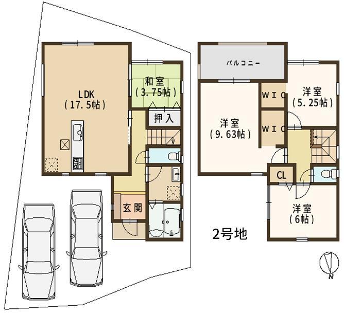 向野２（恵我ノ荘駅） 2480万円・2580万円