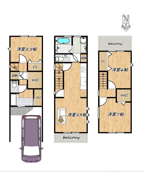 四条町（瓢箪山駅） 2580万円