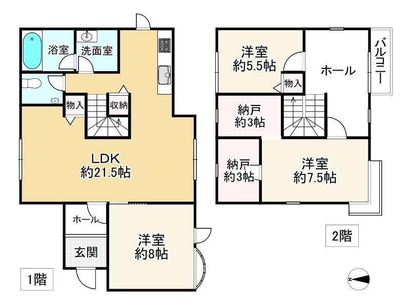 城見台２（砥堀駅） 1080万円