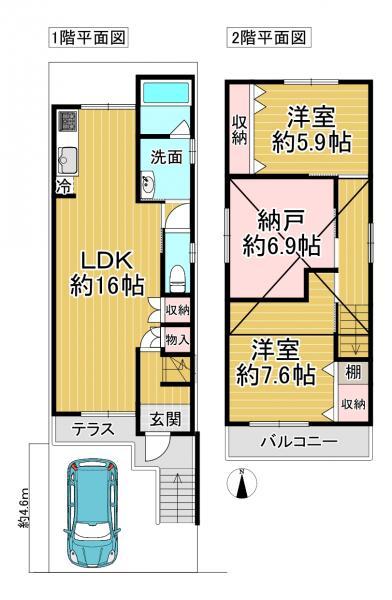 紫野郷ノ上町（北野白梅町駅） 3980万円