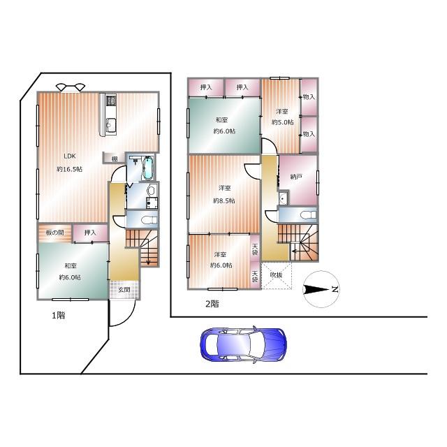 鈴蘭台北町３（鈴蘭台駅） 1580万円