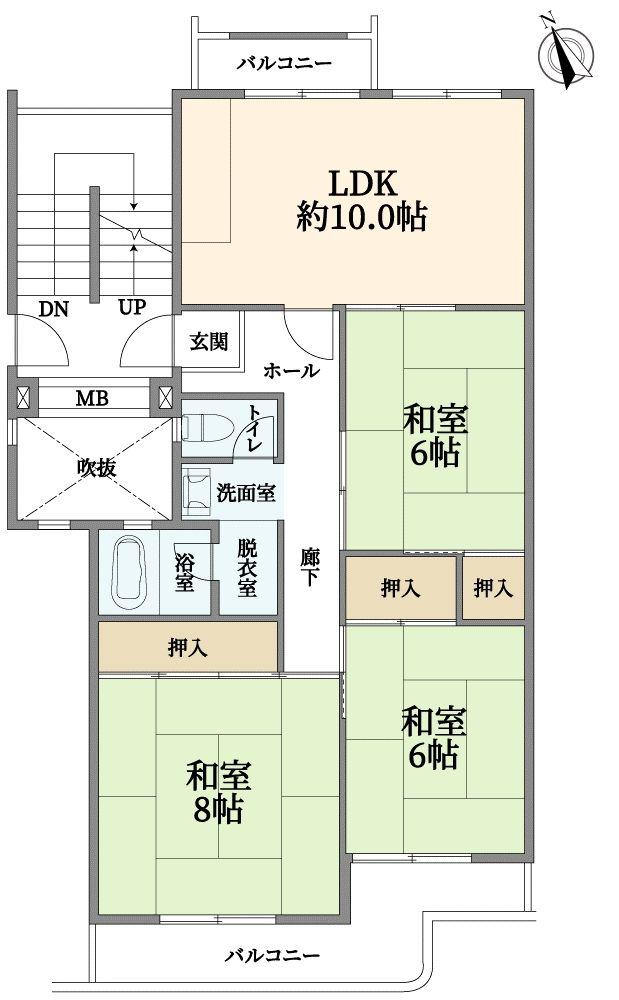 鴨谷台第一次住宅１５号棟