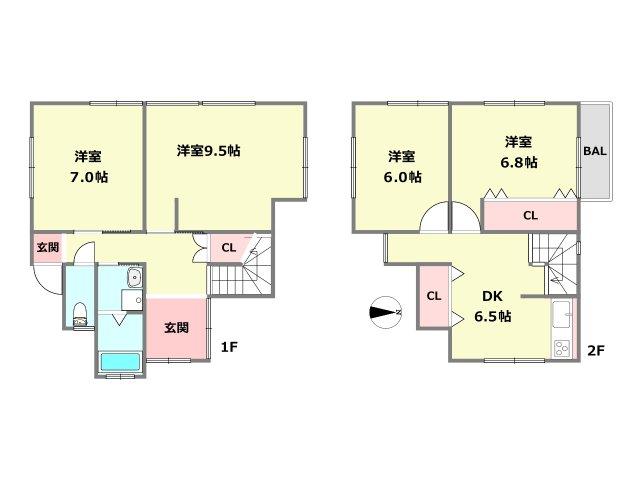 売布１（売布神社駅） 2600万円