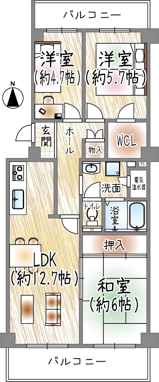 豊津パロス山手町二番館Ａ棟