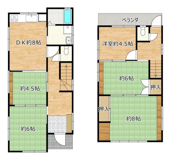 鈴蘭台北町３（鈴蘭台駅） 1099万円