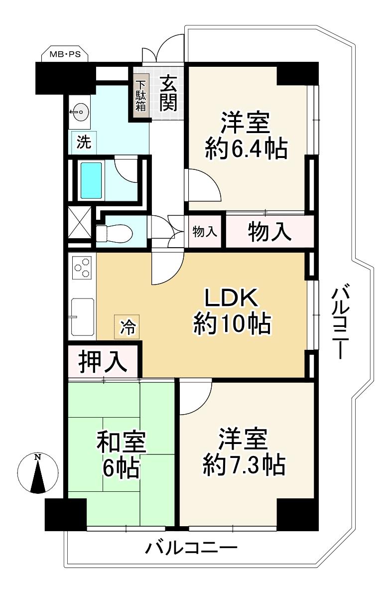 日商岩井緑地公園マンション