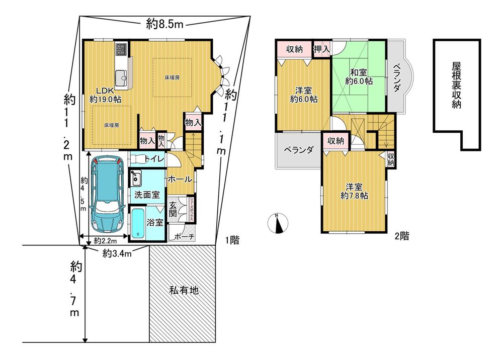 西浦５（古市駅） 1780万円