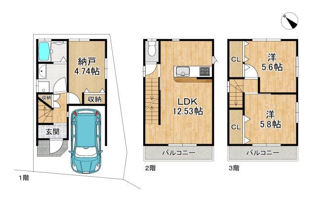 新築一戸建　大津市藤尾奥町