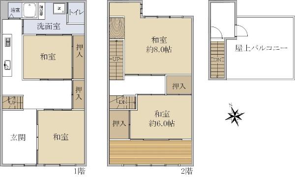 九条南２（九条駅） 1600万円