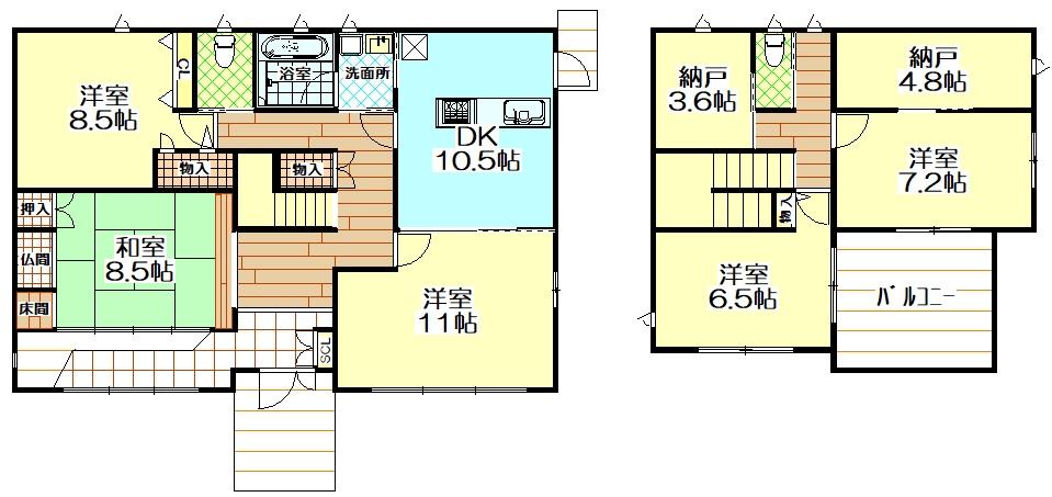 逢坂６（二上駅） 4680万円