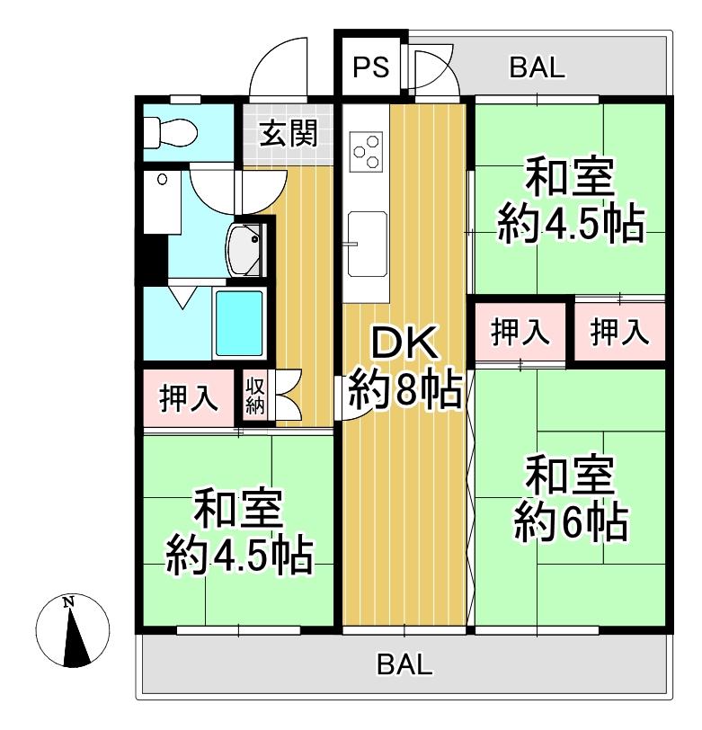 釈尊寺第一住宅　１号棟