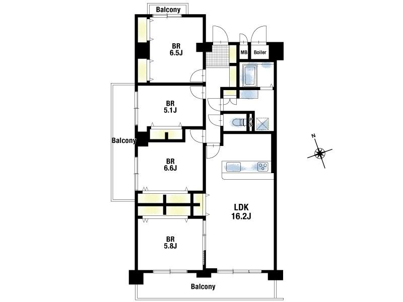 【CASA】 エクシード花屋敷マンション