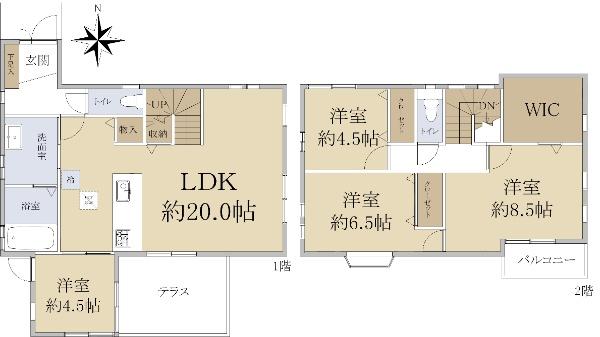 山手台新町１ 3490万円