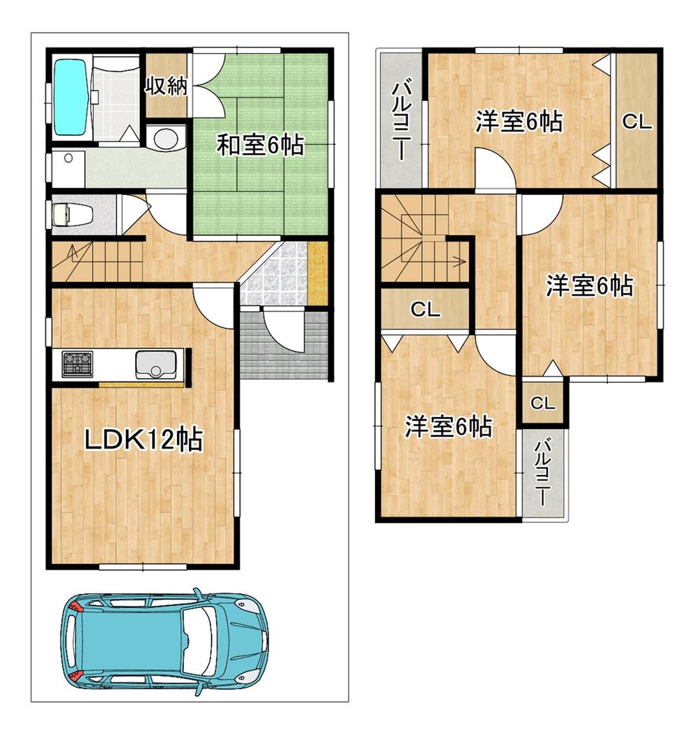 東山本新町２（河内山本駅） 2280万円