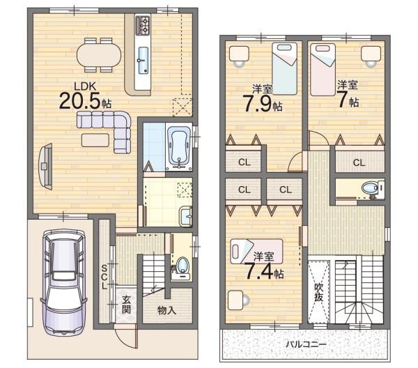 大久保町３（古川橋駅） 3680万円