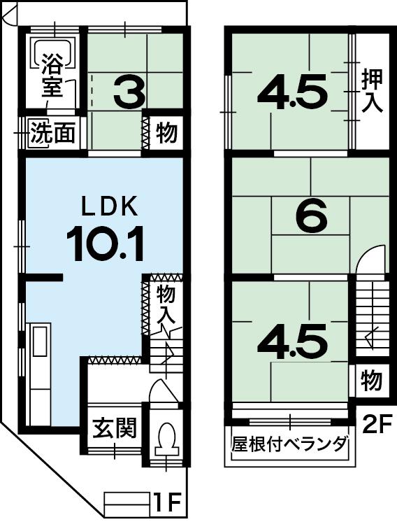 寺戸町東野辺（東向日駅） 1280万円