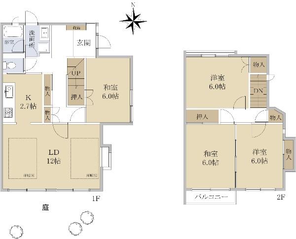 detached 大阪府池田市伏尾台３