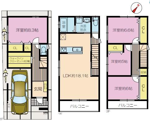 中茶屋１（徳庵駅） 4280万円