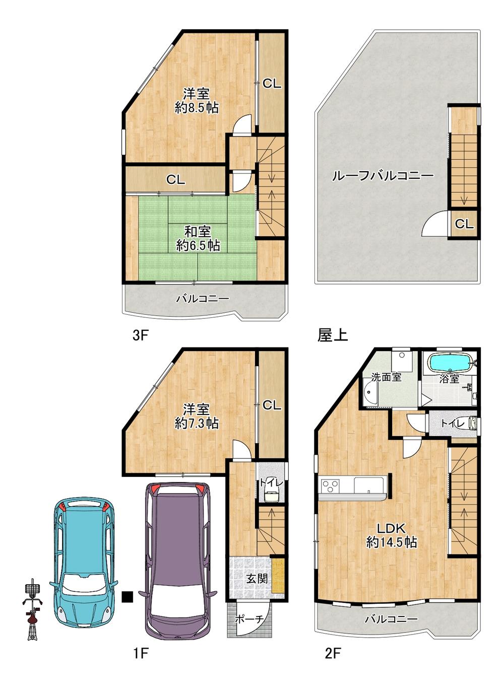 平野市町２（加美駅） 2780万円