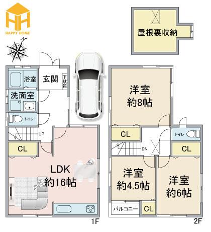 野間北３ 2799万円