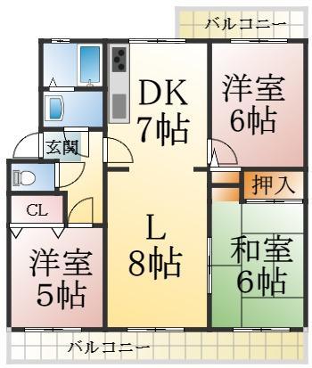 横尾２団地８３号棟