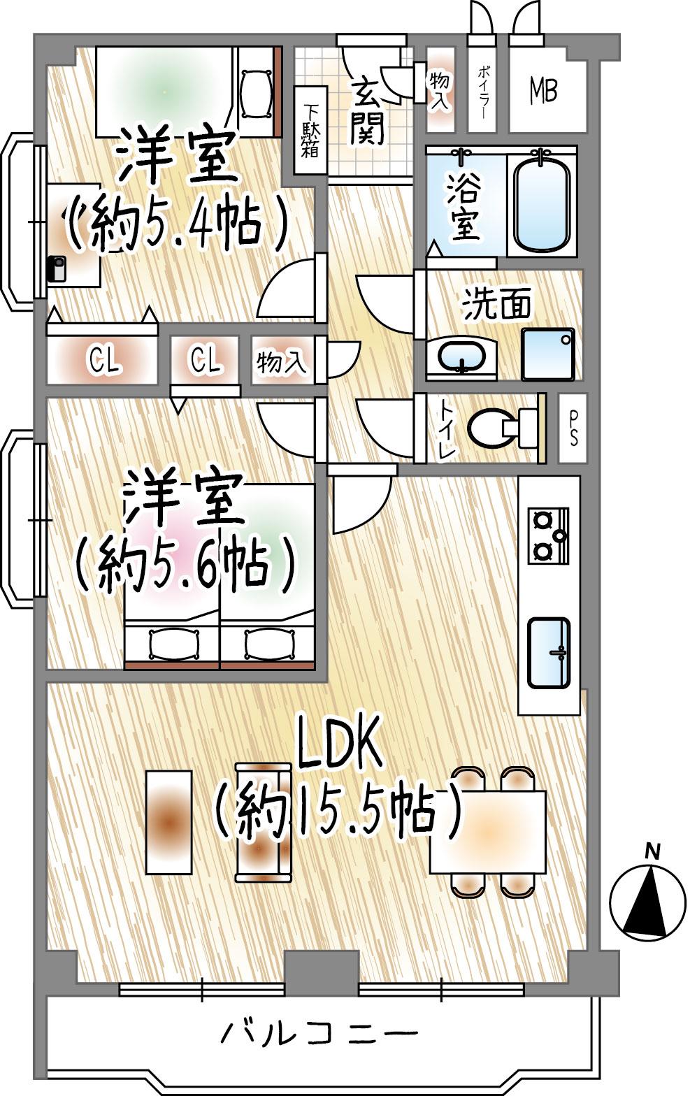 日商岩井第５緑地公園マンション