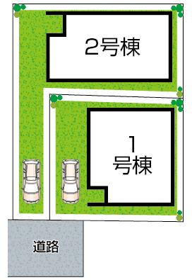 Credle - garden　京都市　山科区　川田前畑町　第３期　全２邸