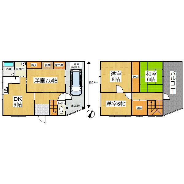 富秋町２（北信太駅） 980万円