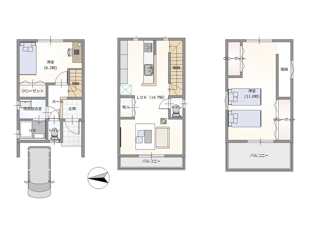 detached 京都府城陽市枇杷庄西ノ口