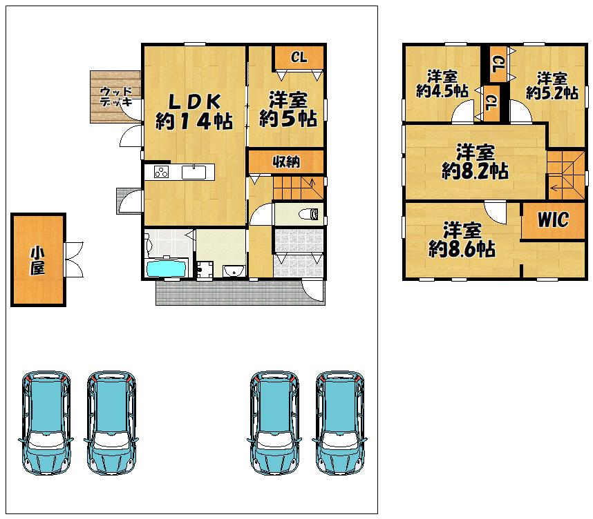 学園８（ウッディタウン中央駅） 3980万円