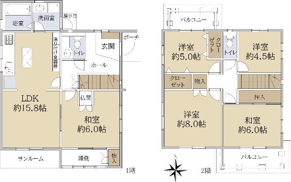 雲雀丘山手１（雲雀丘花屋敷駅） 3980万円