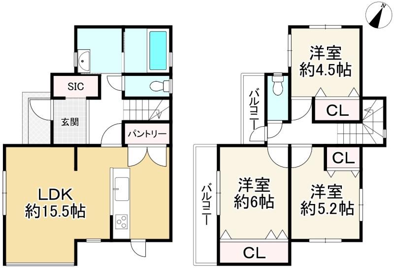 東香里新町 3280万円