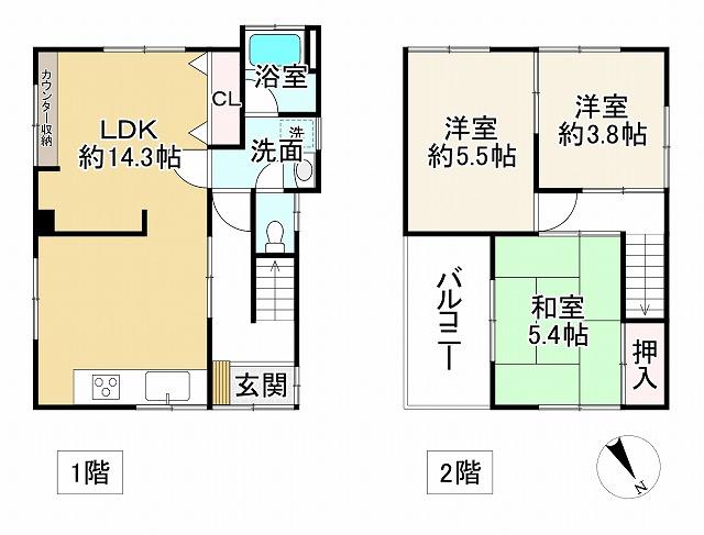 歌敷山３（舞子駅） 1300万円