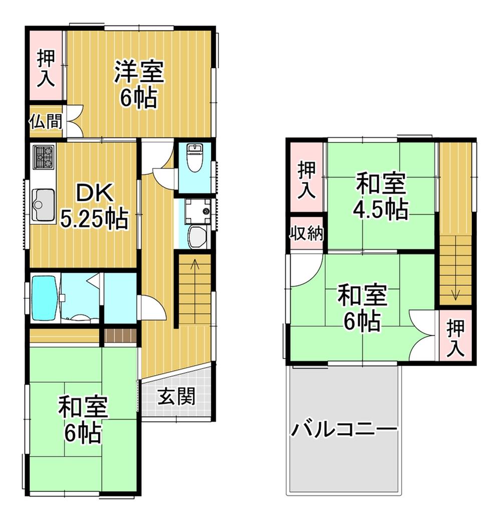 大字春日（上ノ太子駅） 680万円