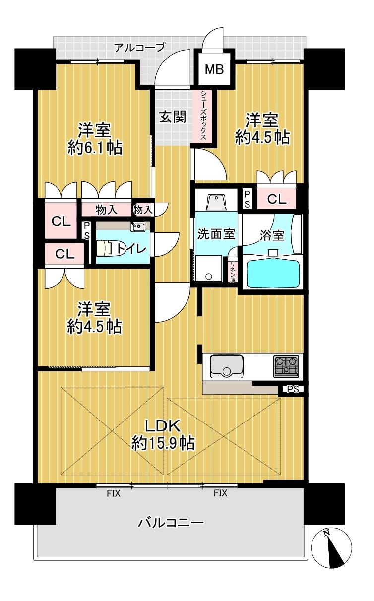 ローレルコート上本町七丁目 北館