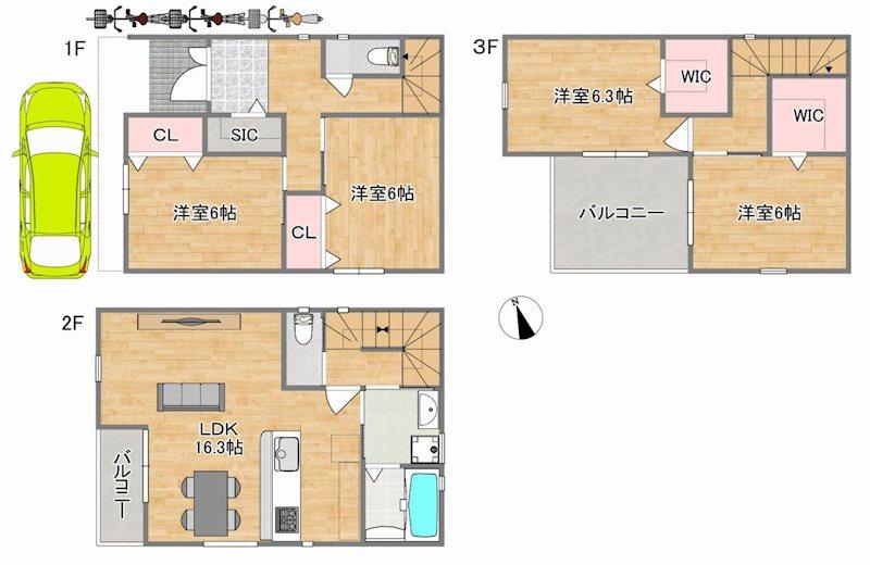 一津屋１（南摂津駅） 3280万円