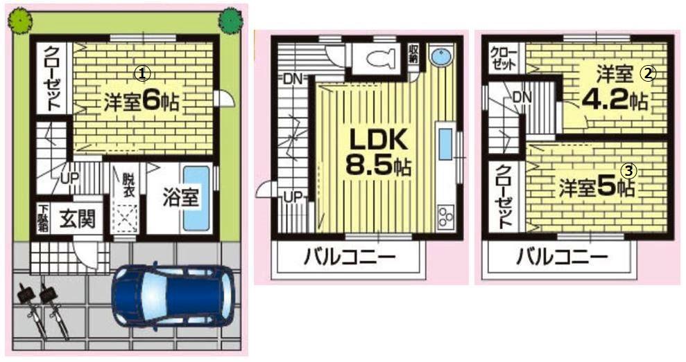 大蓮東５（弥刀駅） 2180万円