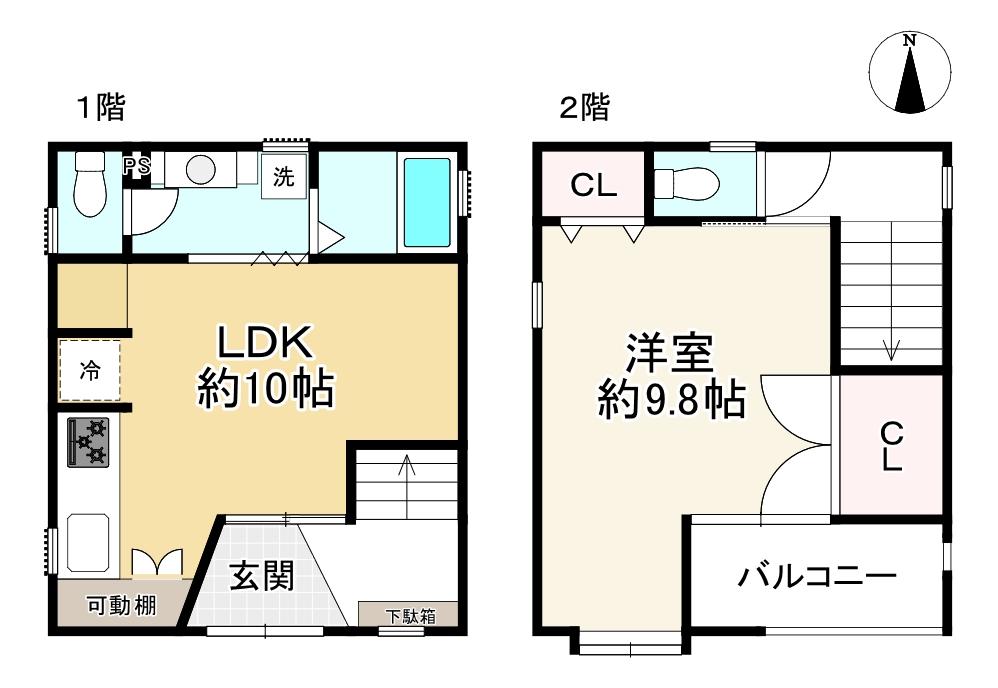 金平町１（御崎公園駅） 1280万円