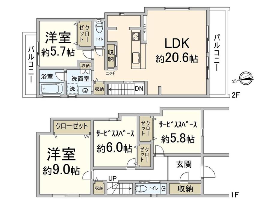 天神ノ森１（聖天坂駅） 6980万円