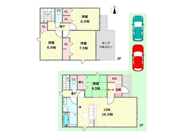 野間８（武庫之荘駅） 4680万円～5180万円