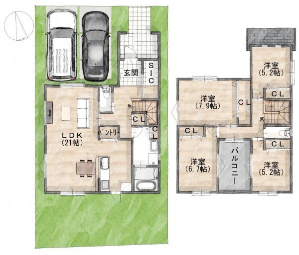 八尾市堤町３丁目　建築条件付き土地　全１区画