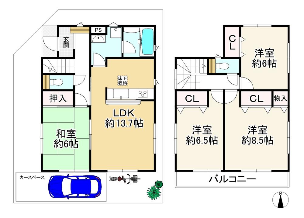 曽我部町南条北向田（亀岡駅） 1280万円