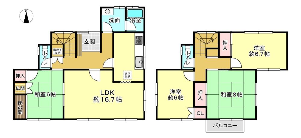 佐保台２（平城山駅） 1980万円