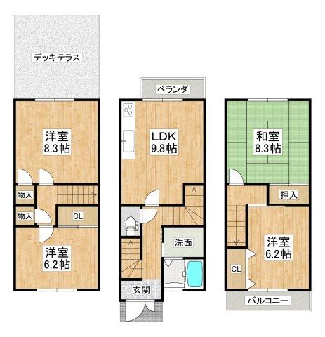 大北山原谷乾町 780万円